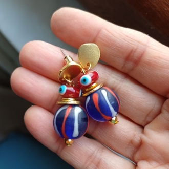 krobo bonbon bileklik ve küpe set