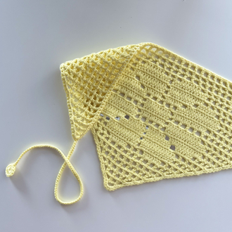 Vintage dantel daisy bandana (çocuk ölçü) 5 yaş/12yaş arası uygundur