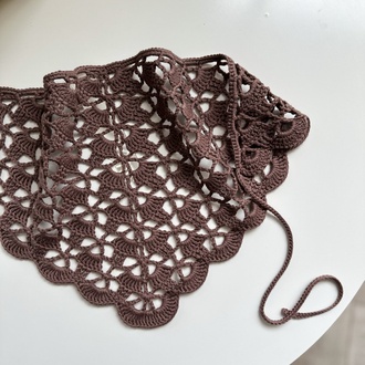 Pinterest bandana kahverengi (ön sipariş ) hazırlık süresi ( 1 hafta )