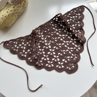 Pinterest bandana kahverengi (ön sipariş ) hazırlık süresi ( 1 hafta )