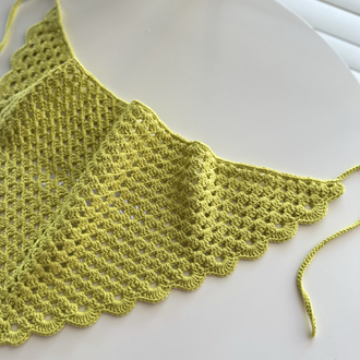 Fıstık yeşili bandana (yetişkin)