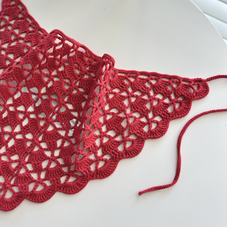 Pinterest bandana (kırmızı) yetişkin