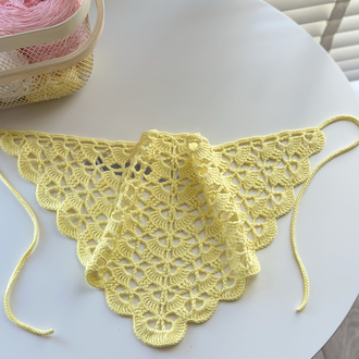 Pinterest bandana Sarı (ön sipariş) hazırlık süresi ( 1 hafta )