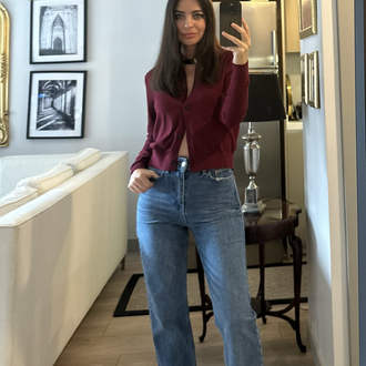 Massimo Dutti Model Hırka / Cherry Renk