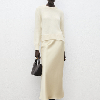 Mango Model Yanları Bağlı Triko Kazak