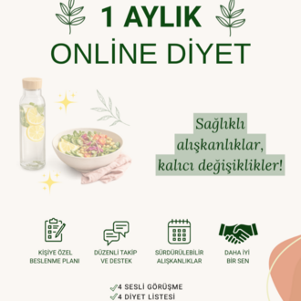 1 AYLIK ONLİNE DİYET (4 LİSTE)