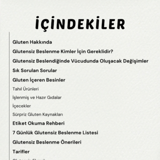 Glutensiz Beslenme Rehberi