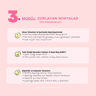 PCOS'ta Dengeli Ramazan Rehberi