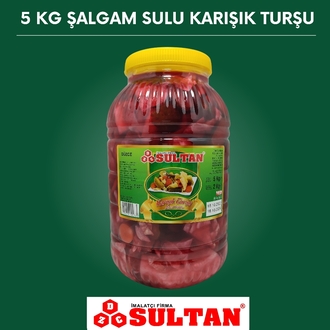 KARIŞIK TURŞU ŞALGAM SULU 5 KG (SÜZME NET 2 KG)
