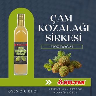 Çam Kozalağı Sirkesi %100 Doğal