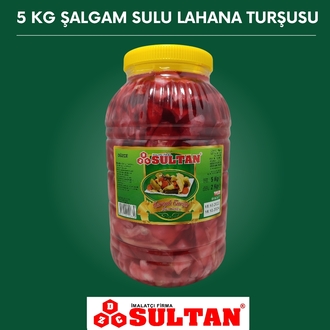 LAHANA TURŞUSU ŞALGAM SULU 5 KG (SÜZME NET 2 KG)