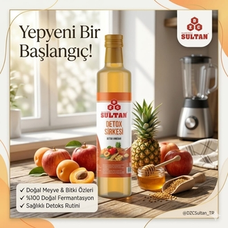 DETOX SİRKESİ %100 DOĞAL