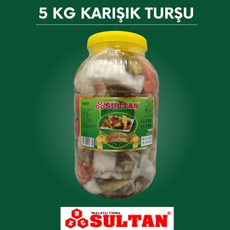 KARIŞIK TURŞU 5 KG (SÜZME NET 2 KG)