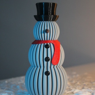 3D Baskı Mini Kardan Adam (PLA+ Filament)