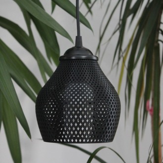 Noir Mesh Sarkıt Lamba | 3D Baskı Dekoratif Aydınlatma