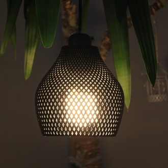 Noir Mesh Sarkıt Lamba | 3D Baskı Dekoratif Aydınlatma