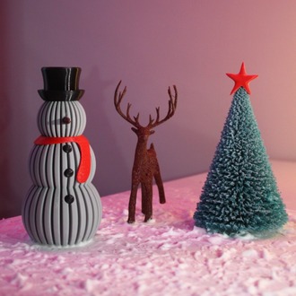 3D Baskı Geyik Figürü (PLA+ Filament)