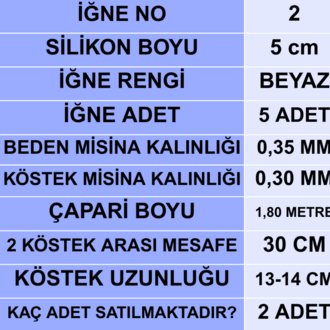 ea genset Silikon Balıklı Çapari 5 Cm (2 Adet) Silikon At Çek Takımı Somon Glow Boncu