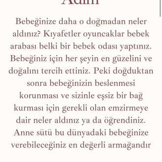 Gebelik Dönemi Emzirme Eğitimi