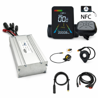 E Bike 350Watt 500Watt Beyin Controller ve EKRAN Seti E-Bike Beyin Ekran Seti Elektrikli Bisiklet