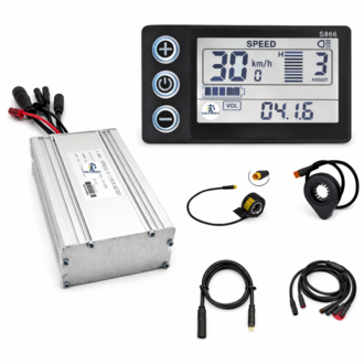 E Bike 350Watt 500Watt Beyin Controller ve EKRAN Seti E-Bike Beyin Ekran Seti Elektrikli Bisiklet