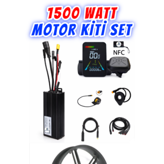 E Bike 1000Watt 1500Watt MOTOR Kiti SET E-Bike Beyin Ekran Motor Seti Elektrikli Bisiklet