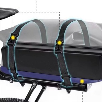 Bisiklet Scooter SUYA YANGINA Dayanıklı Arka BATARYA Çantası