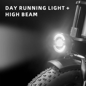 Elektrikli Bisiklet YUVARLAK ŞERİT ÖN FAR LED E-Bike Aydınlatma