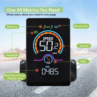 Elektrikli Bisiklet BLUETOOTH EKRAN E-Bike RKS KUBA APE RYDER M5B