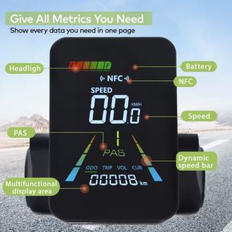 Elektrikli Bisiklet NFC EKRAN E-Bike RKS KUBA APE RYDER F3