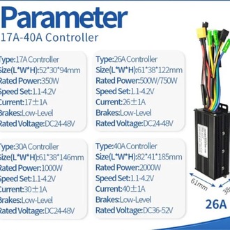 24V 36V 48V 30Amper Beyin KONTROLCÜ 750Watt 1000Watt Elektrikli Bisiklet