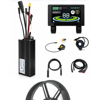 E Bike 1000Watt 1500Watt MOTOR Kiti SET E-Bike Beyin Ekran Motor Seti Elektrikli Bisiklet