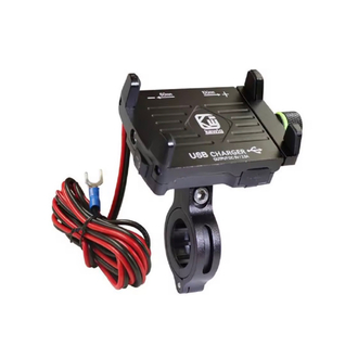 Bisiklet Scooter Motosiklet Gidon Telefon Tutucu USB Şarjlı