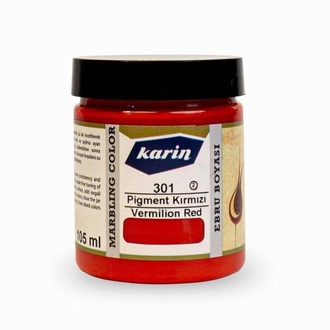 Karin Ebru Boyası 301 Pigment Kırmızı 105 ml