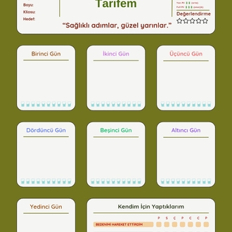 Sağlıklı Yaşam Planlayıcısı (PDF)