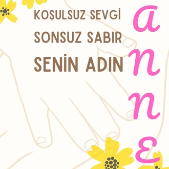Dijital Anneler Günü Kartı – Mesajlı Tasarım
