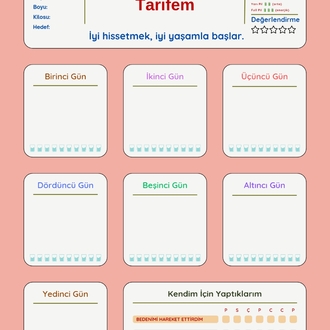Sağlıklı Yaşam Planlayıcısı (PDF)