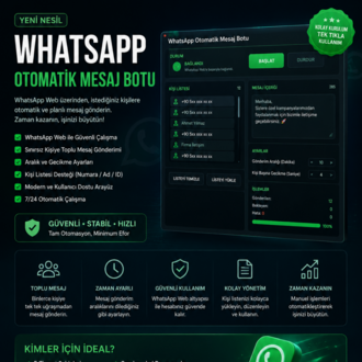 WhatsApp Otomatik Mesaj Botu (Windows)