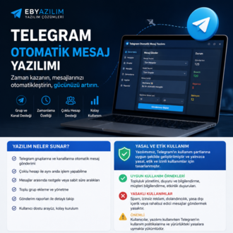EBYAZILIM | Telegram Mesaj Otomasyon Yazılımı
