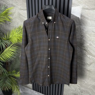 Gant Premium Kaşe Gömlek (kahve)