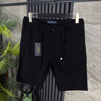 Polo Ralplouren Premium Keten Şort (siyah)