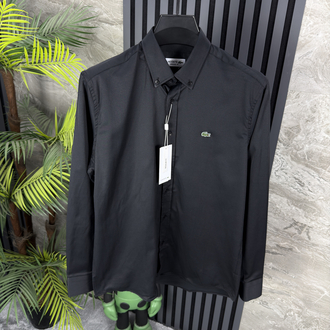 Lacoste Reguler Fit Cotton Gömlek (siyah)