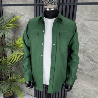 Lacoste Gabbardin Gömlek (yeşil)