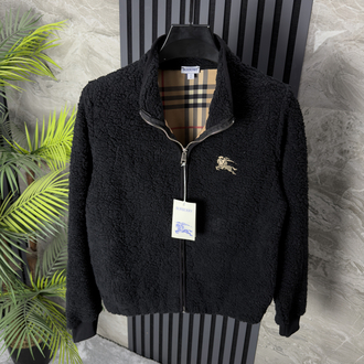 Burberry Astarlı Peluş Mont (siyah)