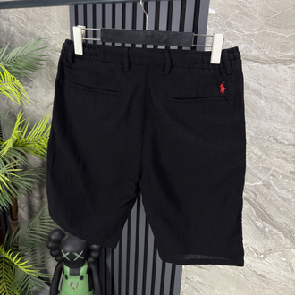 Polo Ralplouren Premium Keten Şort (siyah)