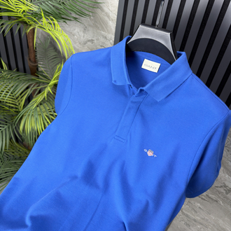 Gant Pike Kumaş Polo Yaka (mavi)