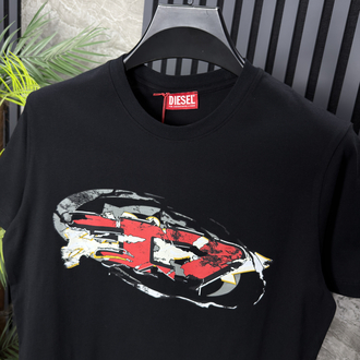 Diesel Pamuklu Tshirt (siyah)