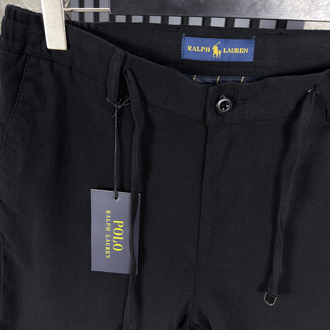 Polo Ralplouren Premium Keten Şort (siyah)