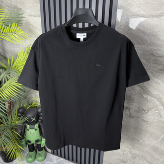 Lacoste Pamuklu Oversize Tshirt (siyah)