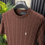 Polo Ralplouren Örme Triko Tshirt (Kahverengi)